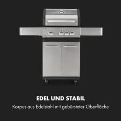 Valkyrie Gasgrill 3x3,2 + 2,9 KW Sichtfenster 54x42 Cm Grill Edelstahl -Outdoor Grills Verkaufsgeschäft 10034845 de 0004 logo