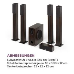 Areal Elegance 5.1-Surround-System 190W RMS BT USB AUX Fernbedienung -Outdoor Grills Verkaufsgeschäft 10034854 de 0009 logo