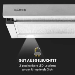 Viola Dunstabzugshaube Edelstahl 59,6 Cm 612m³/h EEK A Silber -Outdoor Grills Verkaufsgeschäft 10034862 de 0005 logo