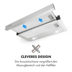 Viola Dunstabzugshaube Edelstahl 59,6 Cm 612m³/h EEK A Silber -Outdoor Grills Verkaufsgeschäft 10034862 de 0006 logo