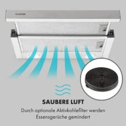 Viola Dunstabzugshaube Edelstahl 59,6 Cm 612m³/h EEK A Silber -Outdoor Grills Verkaufsgeschäft 10034862 de 0007 logo