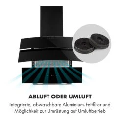 Antonia Dunstabzugshaube Kopffrei 60cm 350m³/h Touch-Bedienfeld Glas -Outdoor Grills Verkaufsgeschäft 10034866 de 0003 logo