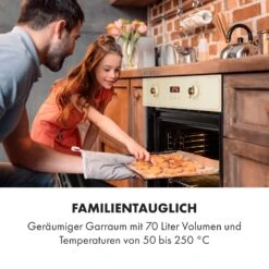 Elizabeth Einbaubackofen Retro 2200W 70L 50 - 250 °C Timer Display -Outdoor Grills Verkaufsgeschäft 10034881 de 0003 logo