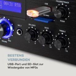 AMP-5 BT HiFi-Verstärker 2 X 50 W RMS BT 2 X Mikro Schwarz 13 AMP-5 BT HiFi-Verstärker 2 X 50 W RMS BT 2 X Mikro Schwarz -Outdoor Grills Verkaufsgeschäft 10034896 de 0006 logo