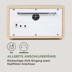 Ambient DAB+/FM Radio BT 5.0 AUX-In  LCD Wecker Eieruhr Holzoptik -Outdoor Grills Verkaufsgeschäft 10034900 de 0006 logo