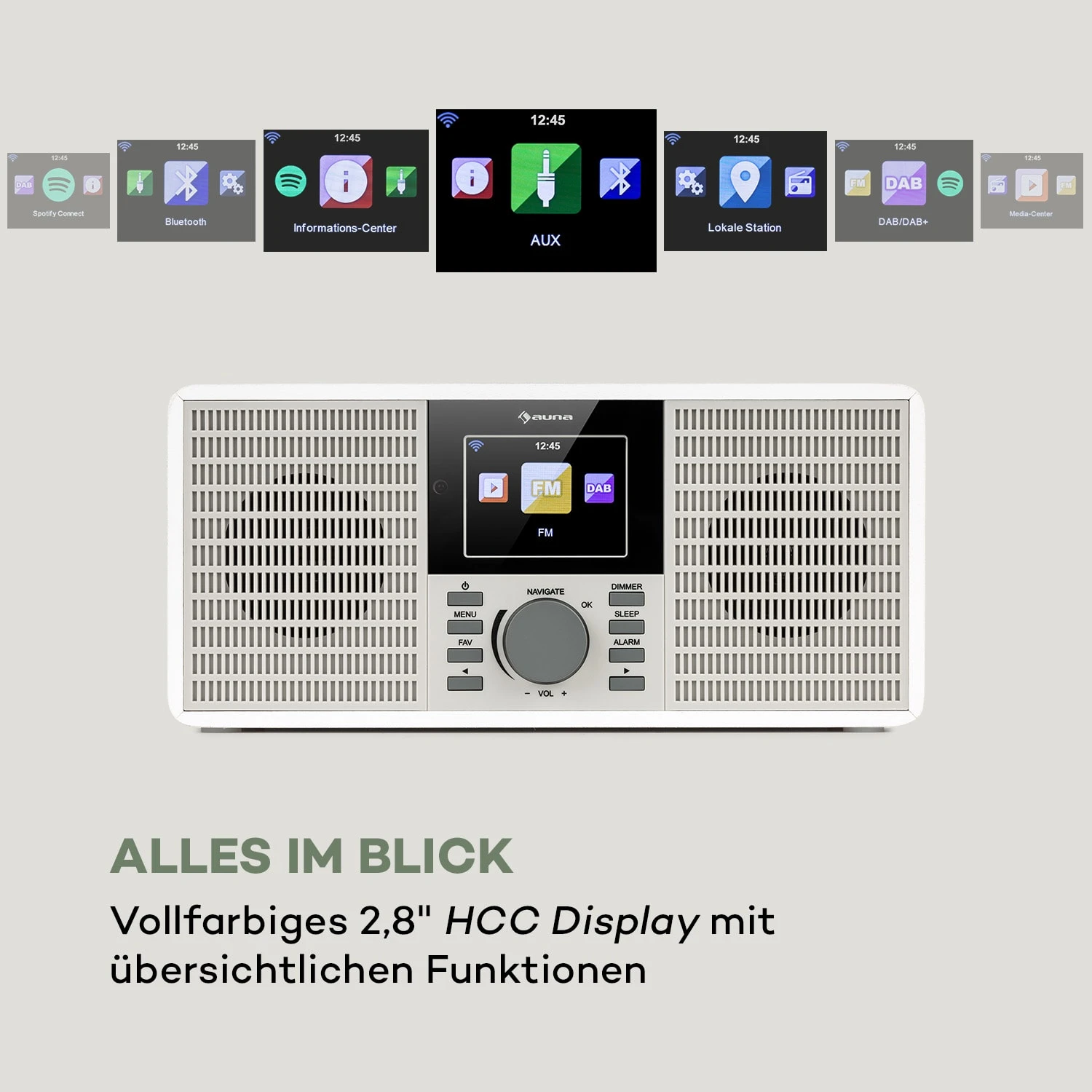 IR-260 Internetradio WLAN USB AUX UPnP 2.8" HCC-Display Fernbedienung 6 IR-260 Internetradio WLAN USB AUX UPnP 2.8" HCC-Display Fernbedienung – Bild 6