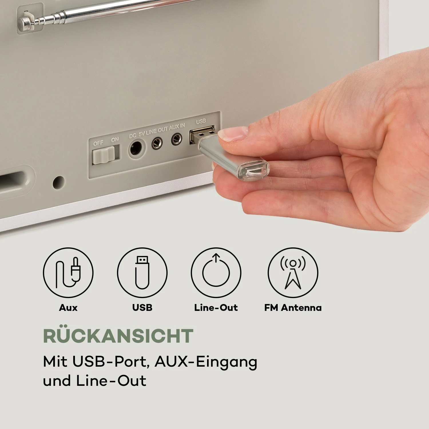 IR-260 Internetradio WLAN USB AUX UPnP 2.8" HCC-Display Fernbedienung 8 IR-260 Internetradio WLAN USB AUX UPnP 2.8" HCC-Display Fernbedienung – Bild 8