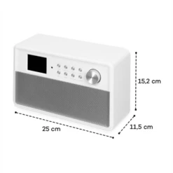 Connect Link Smart Radio IR/DAB+/UKW Spotify BT 2,4" HCC Display Weiß 19 Connect Link Smart Radio IR/DAB+/UKW Spotify BT 2,4" HCC Display Weiß -Outdoor Grills Verkaufsgeschäft 10034922 yy 0010 logo auna Connect Link Smart Radio weiss