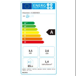 Iceblock Klimaanlage 3-in-1 12.000 BTU/3,5 KW 400 M³/h Max. -Outdoor Grills Verkaufsgeschäft 10034924 energy label