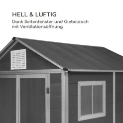 Schatzkammer Gartenschuppen UV-Schutz PVC Schloss Seitenfenster Grau -Outdoor Grills Verkaufsgeschäft 10034925 de 0004 logo