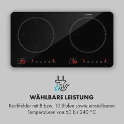 Cookio Kochfeld Induktion Freistehend 3500 W Bis 240 °C Glaskeramik -Outdoor Grills Verkaufsgeschäft 10034949 de 0004 logo
