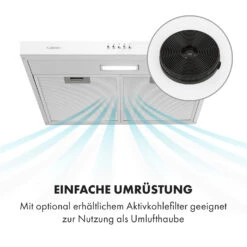 Contempo Unterbau-Dunstabzugshaube 60cm 175m³/h LED Edelstahl Acryl Weiß -Outdoor Grills Verkaufsgeschäft 10034960 de 0003 logo