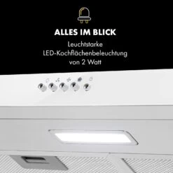 Contempo Unterbau-Dunstabzugshaube 60cm 175m³/h LED Edelstahl Acryl Weiß -Outdoor Grills Verkaufsgeschäft 10034960 de 0006 logo