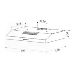 Contempo Unterbau-Dunstabzugshaube 60cm 175m³/h LED Edelstahl Acryl Weiß -Outdoor Grills Verkaufsgeschäft 10034960 yy 0009 logo Klarstein Contempo Unterbau Dunstabzugshaube weiss