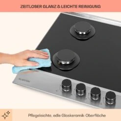 Alchemist 4 Zonen Gaskochfeld Aluminium-Brenner Glaskeramik Schwarz -Outdoor Grills Verkaufsgeschäft 10034969 de 0007 usp