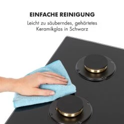 Goldflame 4 Gaskochfeld 4-flammig Messing-Brenner Glaskeramik Schwarz -Outdoor Grills Verkaufsgeschäft 10034972 de 0008 logo