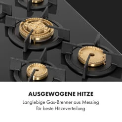 Goldflame 5 Gaskochfeld 5-flammig Messing-Brenner Glaskeramik Schwarz -Outdoor Grills Verkaufsgeschäft 10034973 de 0003 logo