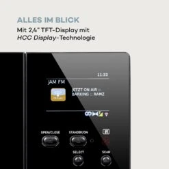 Connect Vertical Internetradio 2x5 W RMS CD IR/UKW/DAB+ Spotify BT -Outdoor Grills Verkaufsgeschäft 10034996 de 0007 logo