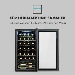 Shiraz 28 Uno Weinkühlschrank 74l 28Fl Touch-Bedienfeld 5-18°C -Outdoor Grills Verkaufsgeschäft 10035029 de 0003 logo