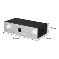 AMP-CD950 DG Digital-Multikanal-Verstärker 8x100W RMS BT Opt.-In -Outdoor Grills Verkaufsgeschäft 10035068 yy 0008 logo auna AMP CD950 DG Multikanal Verstaerker silber