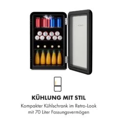 PopLife Getränkekühler Kühlschrank 70 Liter 0-10 °C Retro-Design LED -Outdoor Grills Verkaufsgeschäft 10035178 de 0003 logo