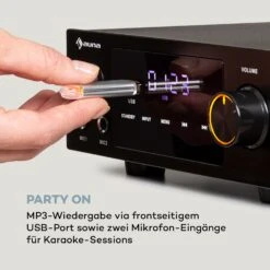 AMP-2 DG Stereo-Hifi-Verstärker 2x50W RMS BT/USB Opt. & Coax. Dig-In -Outdoor Grills Verkaufsgeschäft 10035179 de 0005 logo
