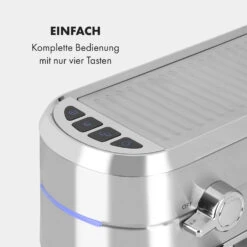 Futura Espressomaker 20 Bar 1450 Watt 20 Bar Wassertank: 1,25 Liter Rostfreier Edelstahl -Outdoor Grills Verkaufsgeschäft 10035183 de 0006 logo