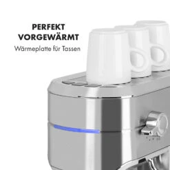 Futura Espressomaker 20 Bar 1450 Watt 20 Bar Wassertank: 1,25 Liter Rostfreier Edelstahl -Outdoor Grills Verkaufsgeschäft 10035183 de 0008 logo