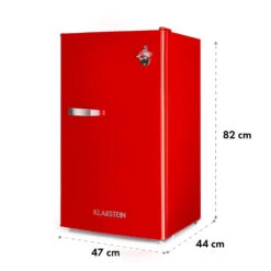 Beercracker 91L Kühlschrank 7 Liter Gefrierfach Flaschenöffner -Outdoor Grills Verkaufsgeschäft 10035194 yy 0008 logo Klarstein Beercracker 90L Kuhlschrank rot