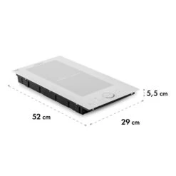 Delicatessa Slim Domino Induktionskochfeld 3500W Timer -Outdoor Grills Verkaufsgeschäft 10035197 yy 0010 logo Klarstein Delicatessa Domino Kochfeld weiss