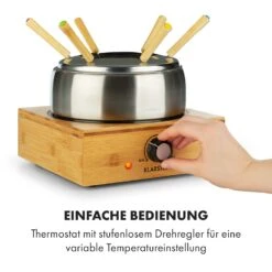 Bambus Fondue Edelstahl-Topf 800W -Outdoor Grills Verkaufsgeschäft 10035221 de 0005 logo
