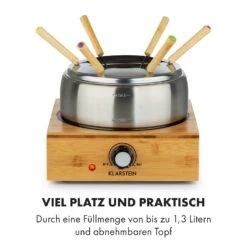 Bambus Fondue Edelstahl-Topf 800W -Outdoor Grills Verkaufsgeschäft 10035221 de 0006 logo