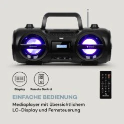 Soundblaster DAB Boombox Bluetooth CD/MP3/USB/AUX DAB+/UKW LED 50Wmax. 13 Soundblaster DAB Boombox Bluetooth CD/MP3/USB/AUX DAB+/UKW LED 50Wmax. -Outdoor Grills Verkaufsgeschäft 10035222 de 0005 logo