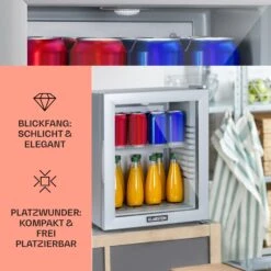 Brooklyn 24 Mini-Kühlschrank Glastür LED Ablage -Outdoor Grills Verkaufsgeschäft 10035224 DE 0003 usp
