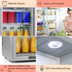 Brooklyn 24 Mini-Kühlschrank Glastür LED Ablage -Outdoor Grills Verkaufsgeschäft 10035224 DE 0005 usp