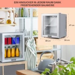 Brooklyn 24 Mini-Kühlschrank Glastür LED Ablage -Outdoor Grills Verkaufsgeschäft 10035224 DE 0006 usp