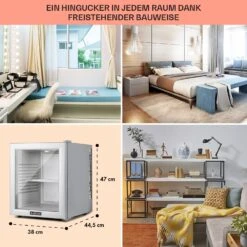 Brooklyn 32 Mini-Kühlschrank Glastür LED Ablage -Outdoor Grills Verkaufsgeschäft 10035226 DE 0006 usp