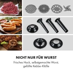 Kraftprotz Elektrischer Fleischwolf 700 W Kupfermotor Hack Wurst Kebbe Edelstahl -Outdoor Grills Verkaufsgeschäft 10035233 de 0003 logo