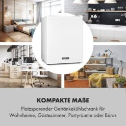 Klarstein Happy Hour Minibar 40L 5-15°C 23 DB LED-Licht -Outdoor Grills Verkaufsgeschäft 10035245 de 0003 logo