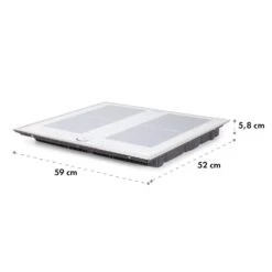 Delicatessa 60 Prime Induktionskochfeld 4 Zonen 7000W Timer -Outdoor Grills Verkaufsgeschäft 10035267 yy 0011 logo Klarstein Delicatessa 60 Prime Kochfeld weiss