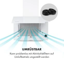 Amelia Dunstabzugshaube 123W 60x47x23,5cm LED-Licht Touch Glas -Outdoor Grills Verkaufsgeschäft 10035282 de 0006 logo