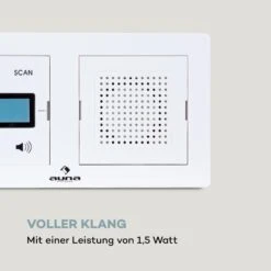 Auna DigiPlug UP Unterputz-Radio DAB+/FM BT LC-Display -Outdoor Grills Verkaufsgeschäft 10035289 de 0007 logo