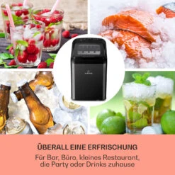 Partytime Eiswürfelmaschine Klareis 15kg/24h Edelstahl -Outdoor Grills Verkaufsgeschäft 10035295 de 0003 usp