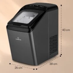 Partytime Eiswürfelmaschine Klareis 15kg/24h Edelstahl -Outdoor Grills Verkaufsgeschäft 10035295 yy 0011 dimensions