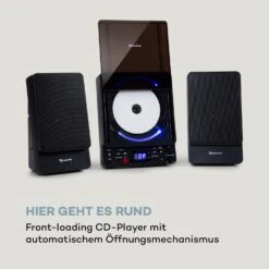 Microstar Vertikal-Stereoanlage CD-Player Bluetooth USB Fernbedienung -Outdoor Grills Verkaufsgeschäft 10035301 de 0004 logo