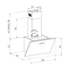 Silver Lining 90 Dunstabzugshaube 90cm 568m³/h EEK A Edelstahl -Outdoor Grills Verkaufsgeschäft 10035318 yy 0011 logo Klarstein Silver Lining 90 Dunstabzugshaube