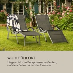 Sunnyvale Liegestuhl Mit Fußteil Aluminium 4-Stufen -Outdoor Grills Verkaufsgeschäft 10035337 de 0006 logo