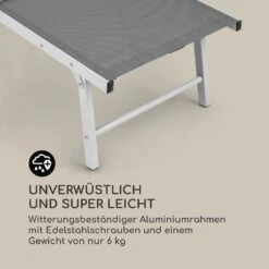 Sunnyvale Liegestuhl Mit Fußteil Aluminium 4-Stufen -Outdoor Grills Verkaufsgeschäft 10035337 de 0007 logo