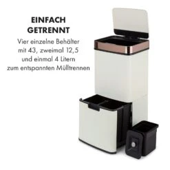 Royal Trash Rose Gold Sensor-Mülleimer 72 Liter Edelstahl -Outdoor Grills Verkaufsgeschäft 10035364 de 0003 logo