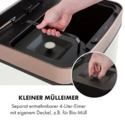 Royal Trash Rose Gold Sensor-Mülleimer 72 Liter Edelstahl -Outdoor Grills Verkaufsgeschäft 10035364 de 0004 logo